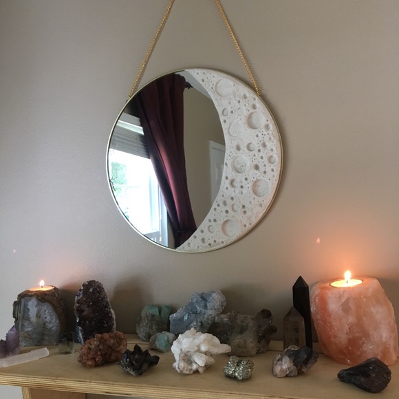 Handmade Moon Mirror - Picture 3 of 4